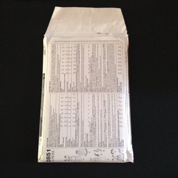 Simplicity Misses Western Saloon Girl Costume Pattern 2851 Sz 6-12 Uncut Cosplay - Picture 5 of 12